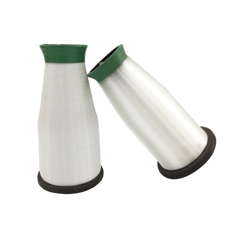 0.17mm Y Cone 5kg Bobbin Polyester Monofilament Yarn For 3D Spacer Fabric