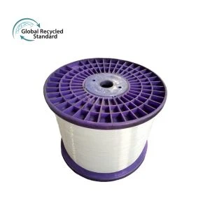 지퍼 이빨을위한 GRS 0.74mm Polyesyter 털실